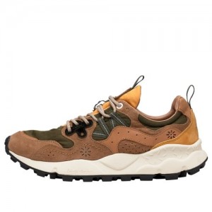 Brown Flower Mountain YAMANO 3 Men's Sneakers | SAYVINWXT