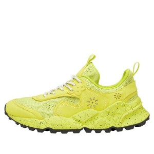 Green Flower Mountain KOTETSU UNI Men's Sneakers | SAHWXZNTV