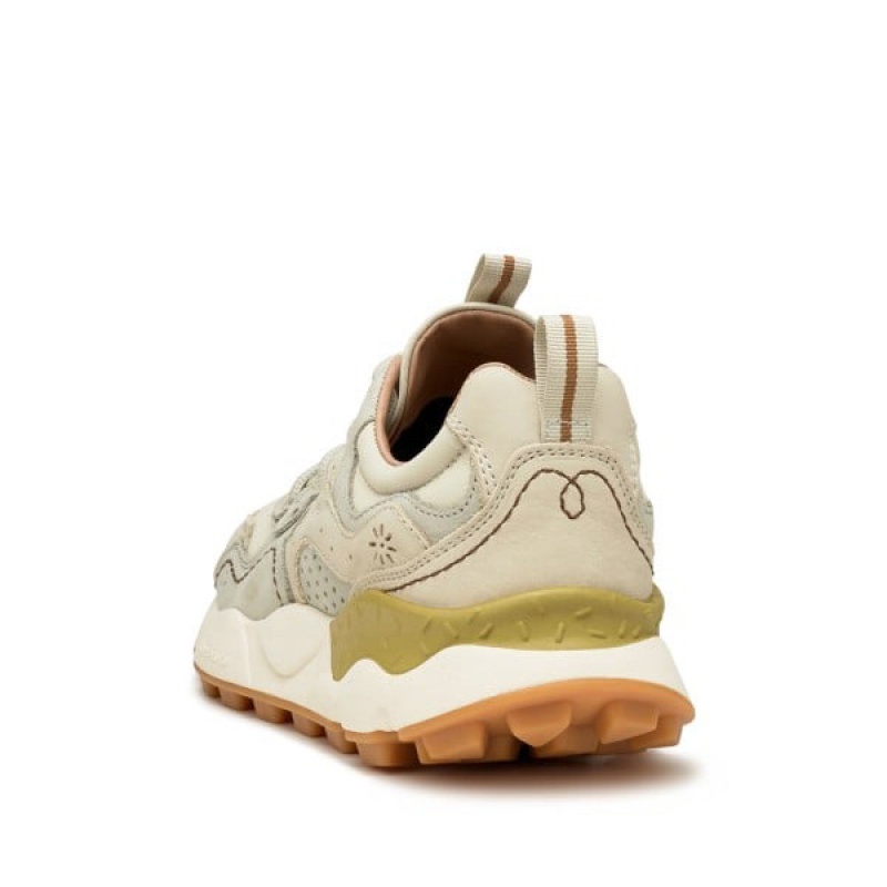 Beige Flower Mountain YAMANO 3 UNI UW Men's Sneakers | SARCHTBVX