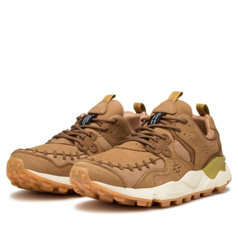 Brown Flower Mountain YAMANO UNI UW Men's Sneakers | SACRZVNJH