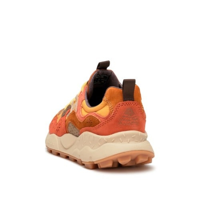 Orange Flower Mountain YAMANO 3 Men's Sneakers | SALXUYWAS