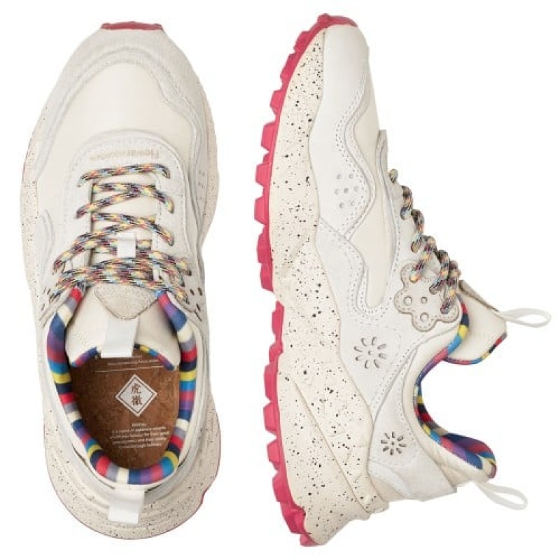 White Flower Mountain KOTETSU Women's Sneakers | SACADJVZG