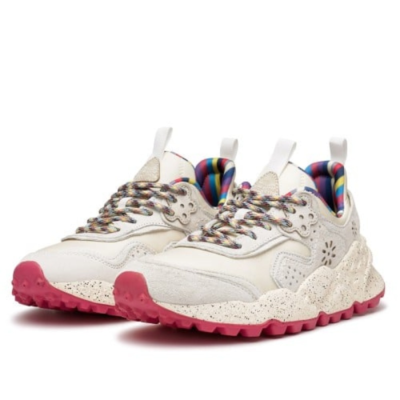 White Flower Mountain KOTETSU Women's Sneakers | SACADJVZG